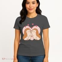 Hedgehogs In Love Women's T-Shirt thumb 4