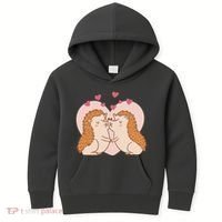 Hedgehogs In Love Kids Hoodie thumb 0