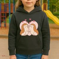 Hedgehogs In Love Kids Hoodie thumb 3