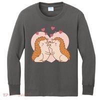 Hedgehogs In Love Kids Long Sleeve Shirt thumb 0