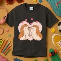 Hedgehogs In Love Kids T-Shirt thumb 3
