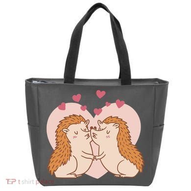 Hedgehogs In Love Tote Bag