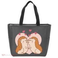 Hedgehogs In Love Tote Bag thumb 0
