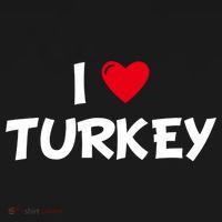 Heart I Love Turkey Cool Gift Women's Hoodie thumb 2