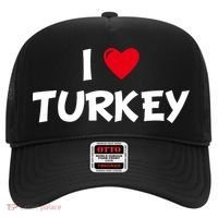 Heart I Love Turkey Cool Gift Hat thumb 0