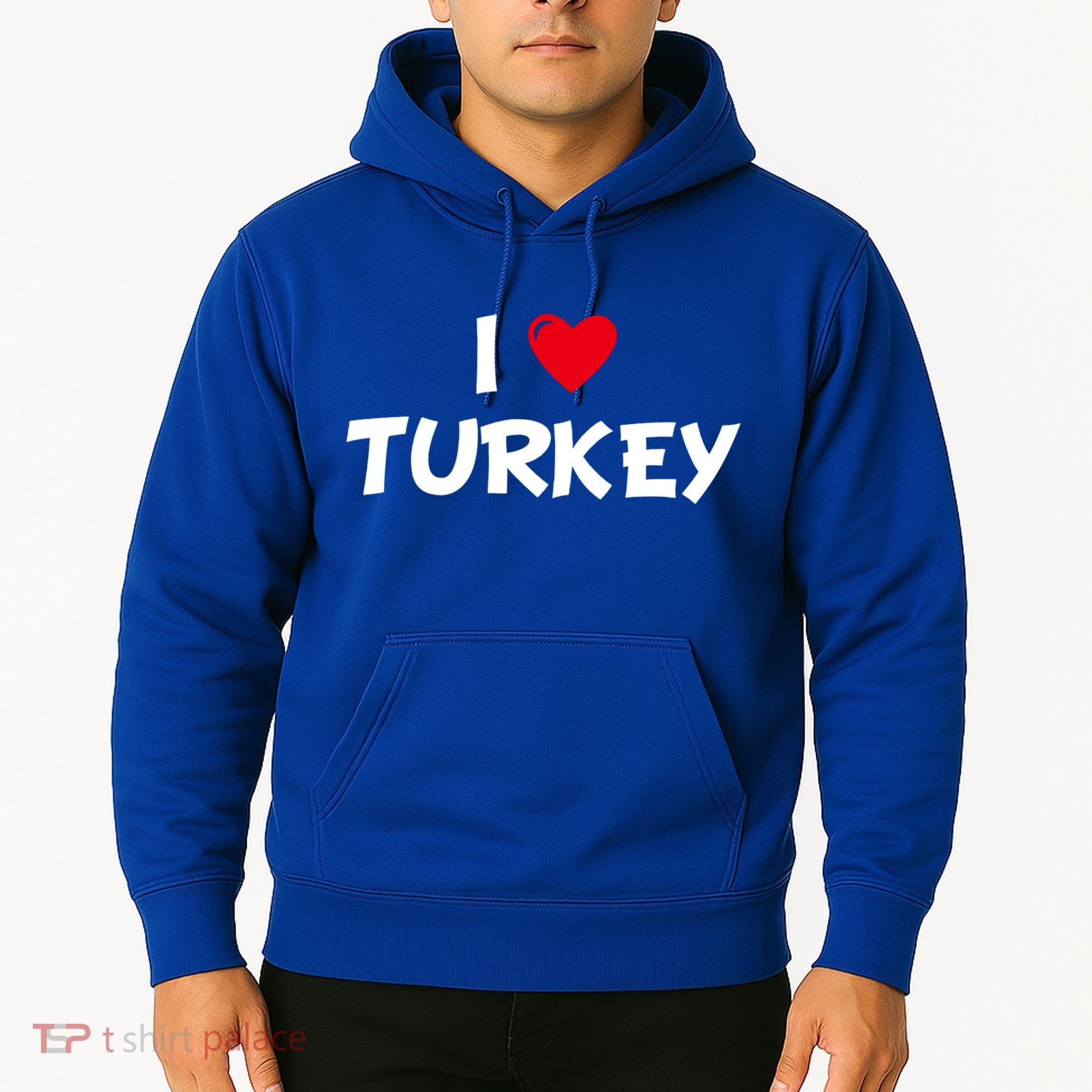 Heart I Love Turkey Cool Gift Hoodie
