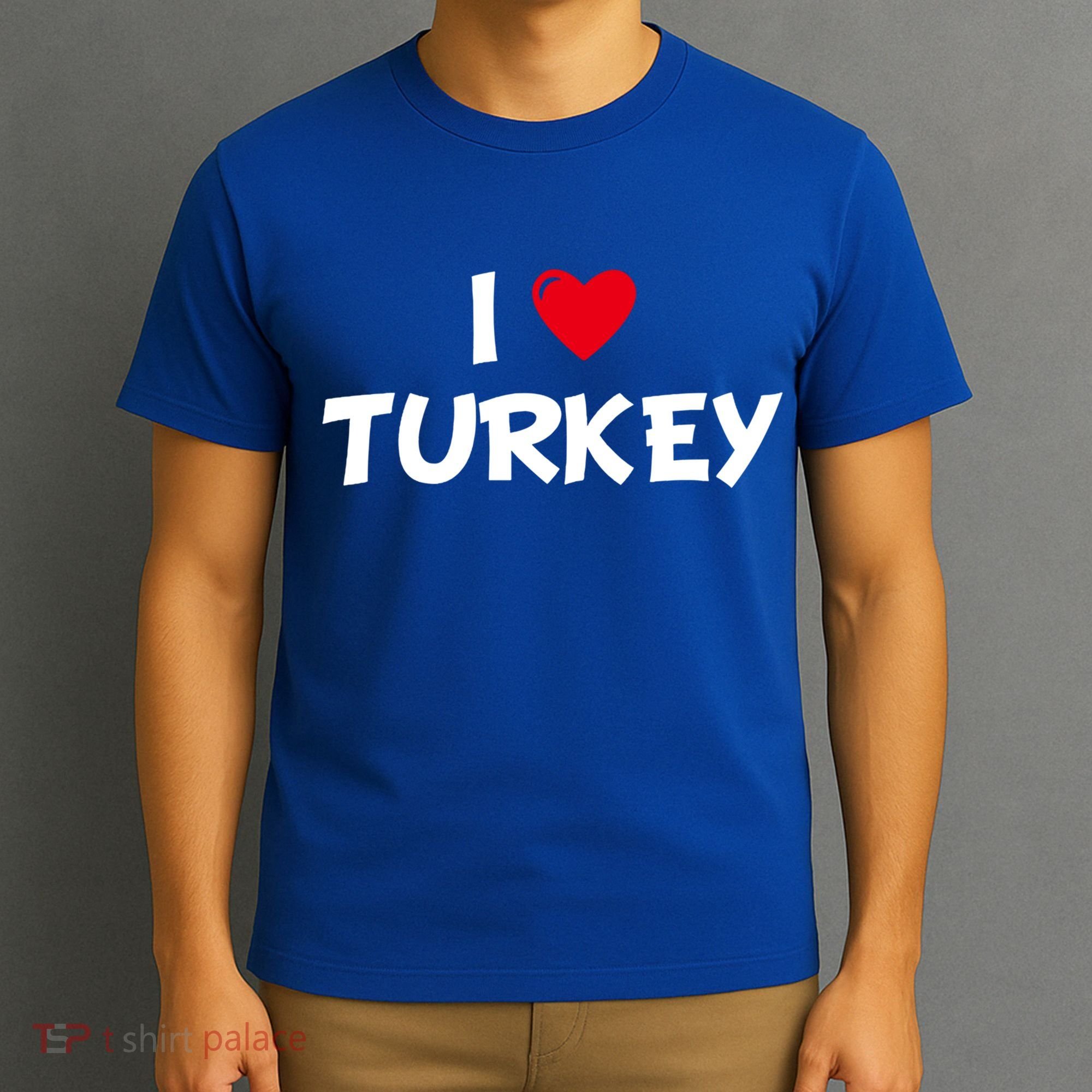 Heart I Love Turkey Cool Gift T-Shirt