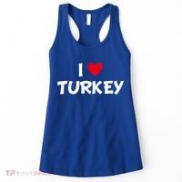 Heart I Love Turkey Cool Gift Women's Tank Top thumb 0