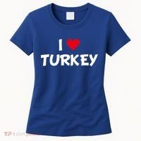Heart I Love Turkey Cool Gift Women's T-Shirt thumb 0