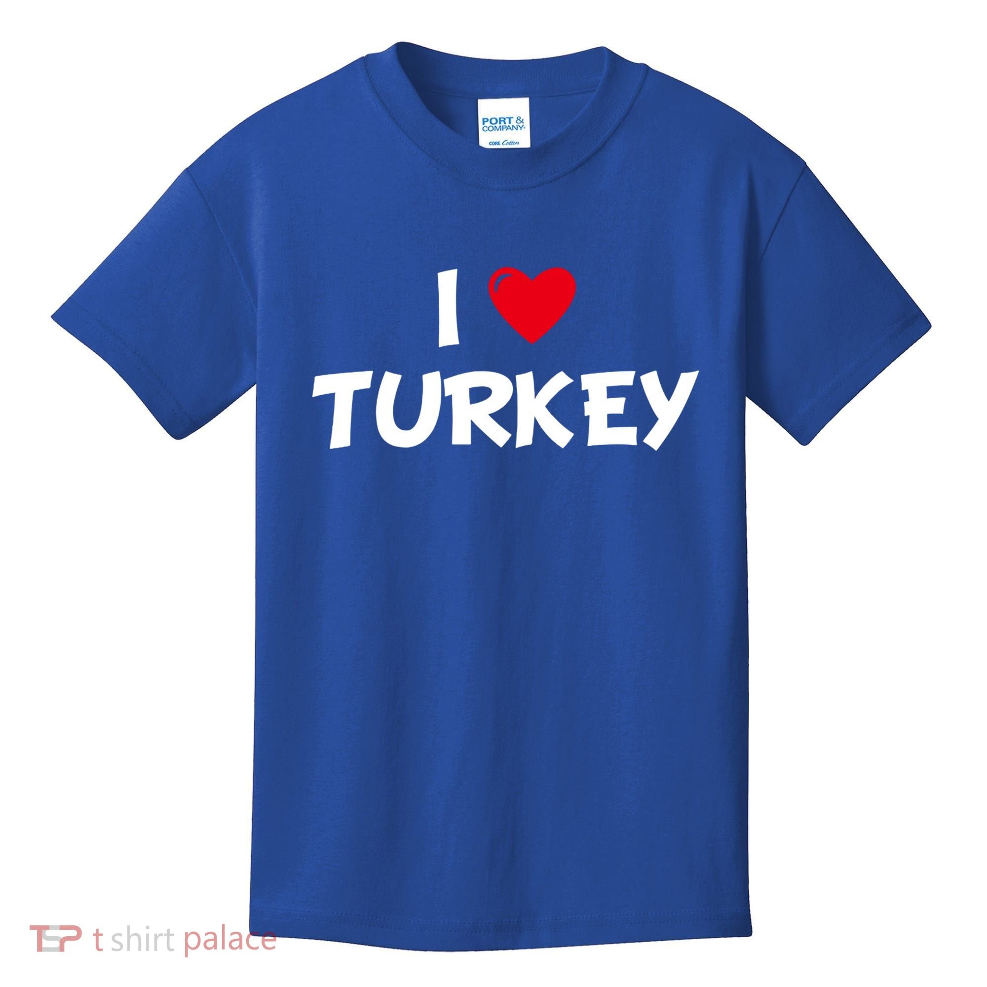 Heart I Love Turkey Cool Gift Kids T-Shirt