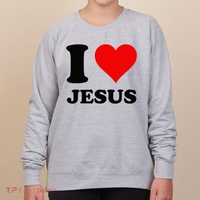 Heart I Love Jesus Women's Sweatshirt