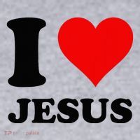 Heart I Love Jesus Women's Sweatshirt thumb 2
