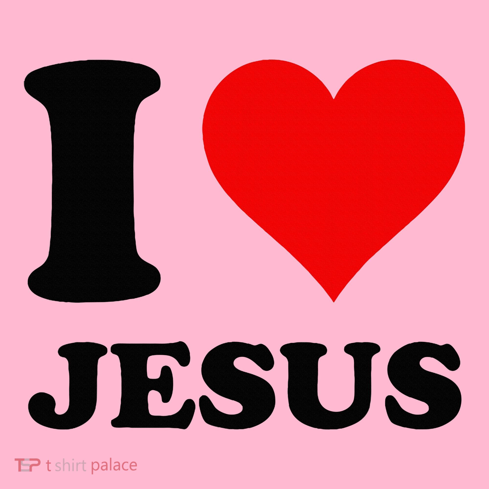 Heart I Love Jesus Coaster