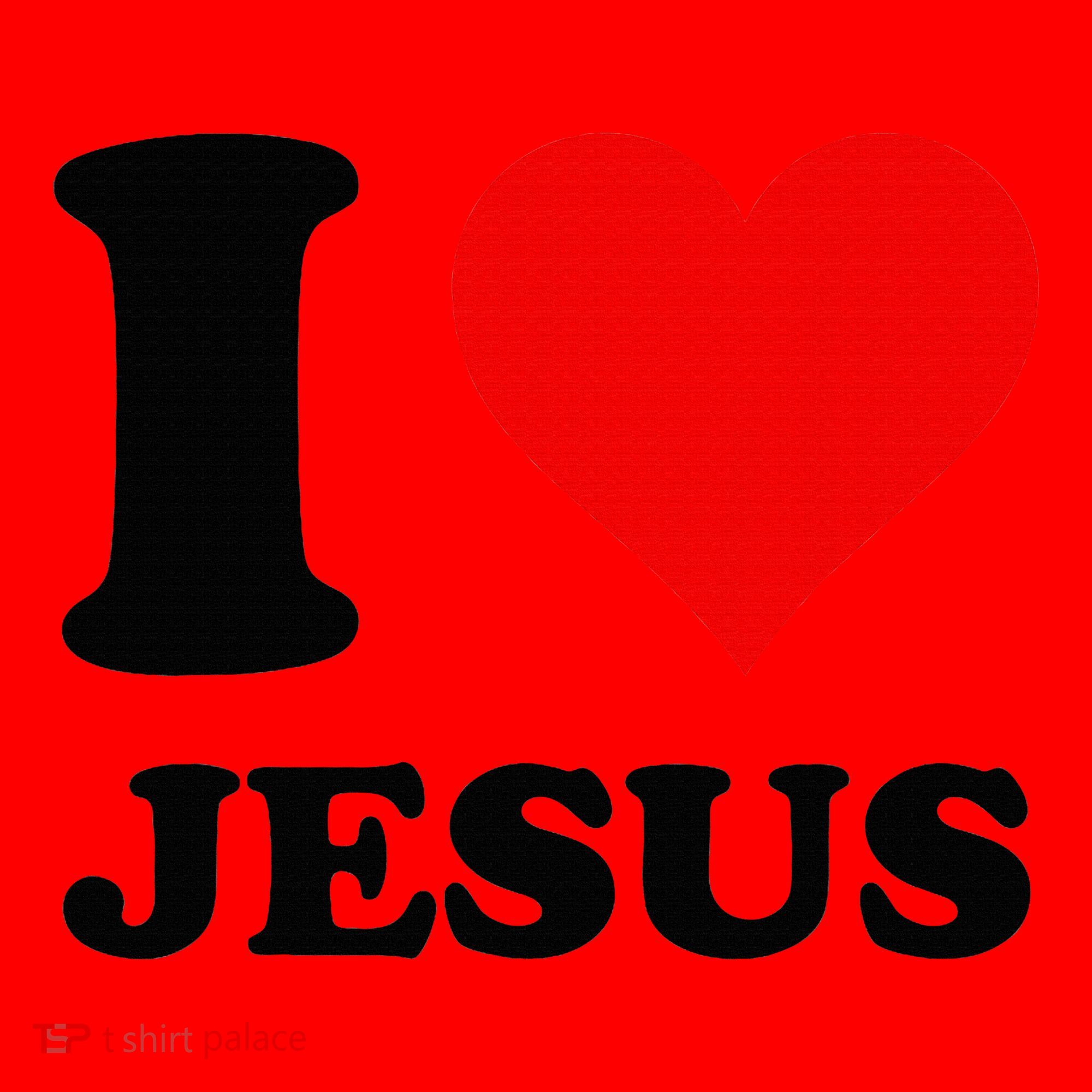 Heart I Love Jesus Santa Hat