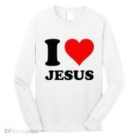 Heart I Love Jesus Long Sleeve Shirt thumb 0