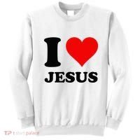 Heart I Love Jesus Sweatshirt thumb 0
