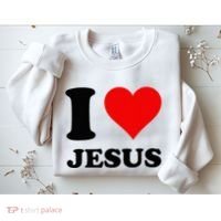 Heart I Love Jesus Sweatshirt thumb 2