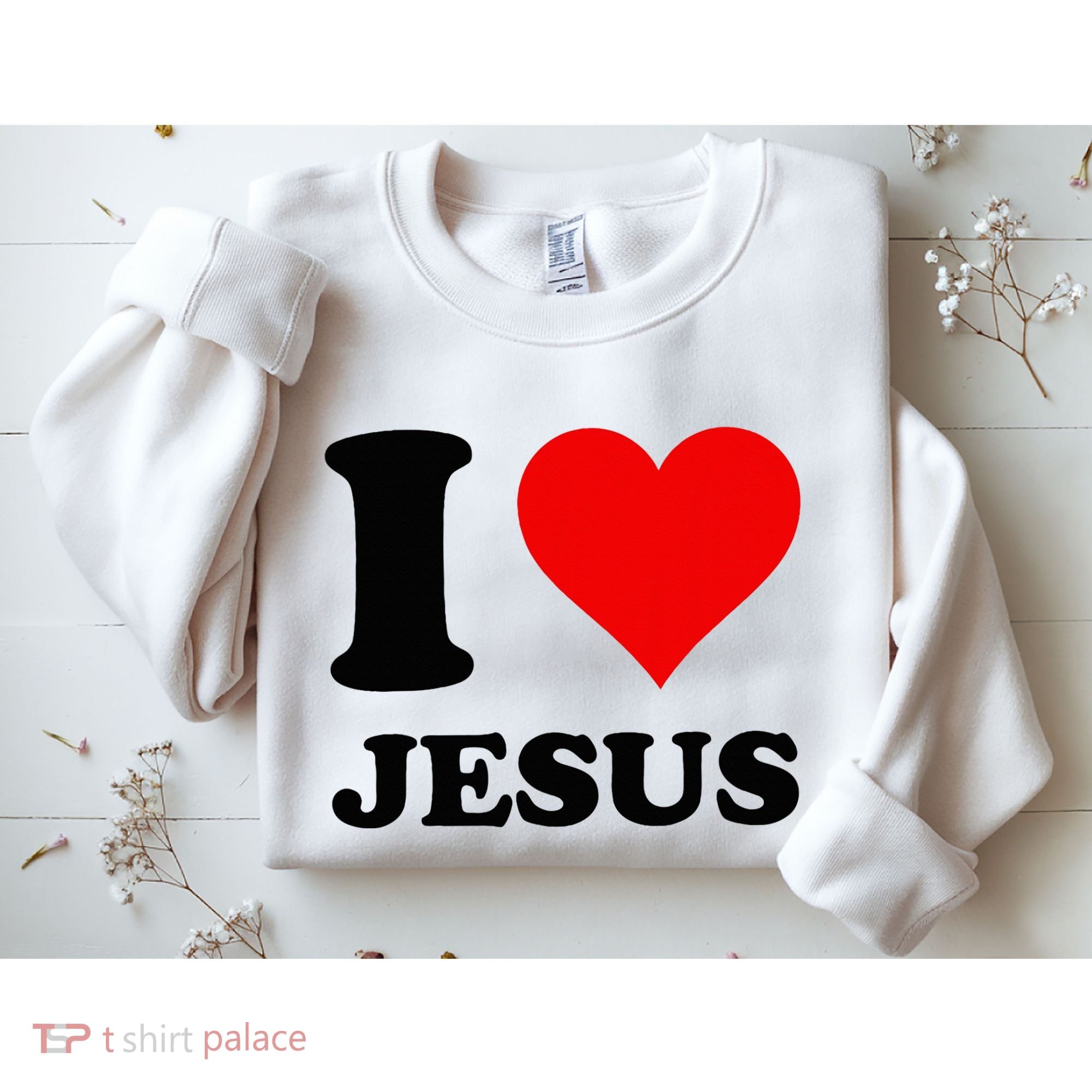 Heart I Love Jesus Sweatshirt