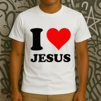 Heart I Love Jesus T-Shirt thumb 3