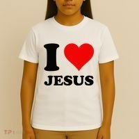Heart I Love Jesus T-Shirt thumb 4