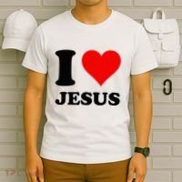 Heart I Love Jesus T-Shirt thumb 6