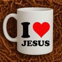 Heart I Love Jesus Coffee Mug thumb 2