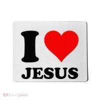 Heart I Love Jesus Mousepad thumb 0