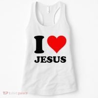 Heart I Love Jesus Women's Tank Top thumb 0