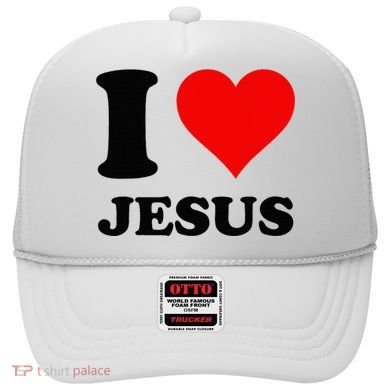 Heart I Love Jesus Hat
