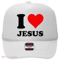 Heart I Love Jesus Hat thumb 0