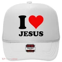 Heart I Love Jesus Hat thumb 0