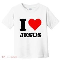 Heart I Love Jesus Toddler T-Shirt thumb 0