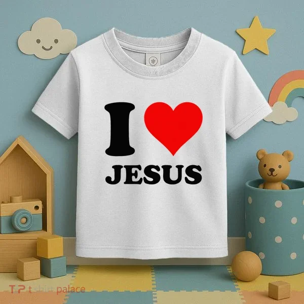 Heart I Love Jesus Toddler T-Shirt
