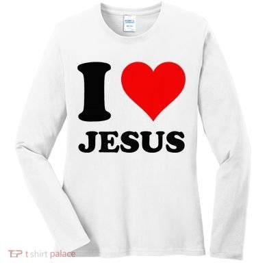 Heart I Love Jesus Women's Long Sleeve Shirt
