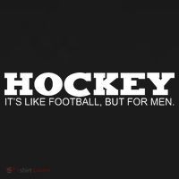 Hockey Is Like Football But Just For Men Women's Tank Top thumb 5