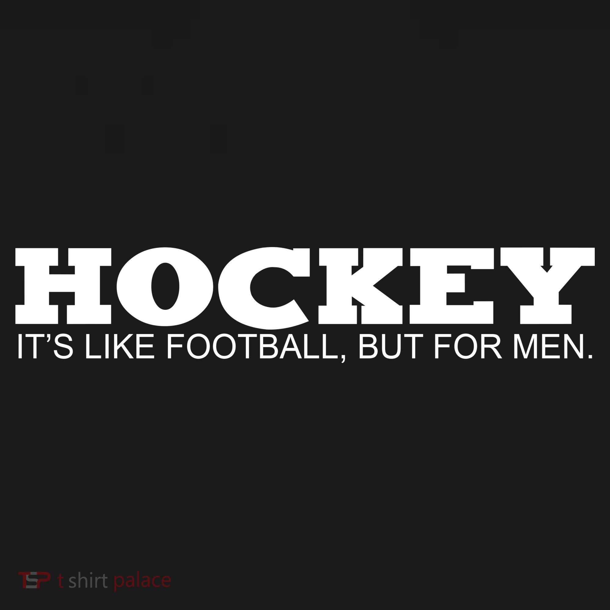 Hockey Is Like Football But Just For Men Women's Tank Top