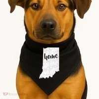 Indiana Home State USA-Made Doggie Bandana thumb 1