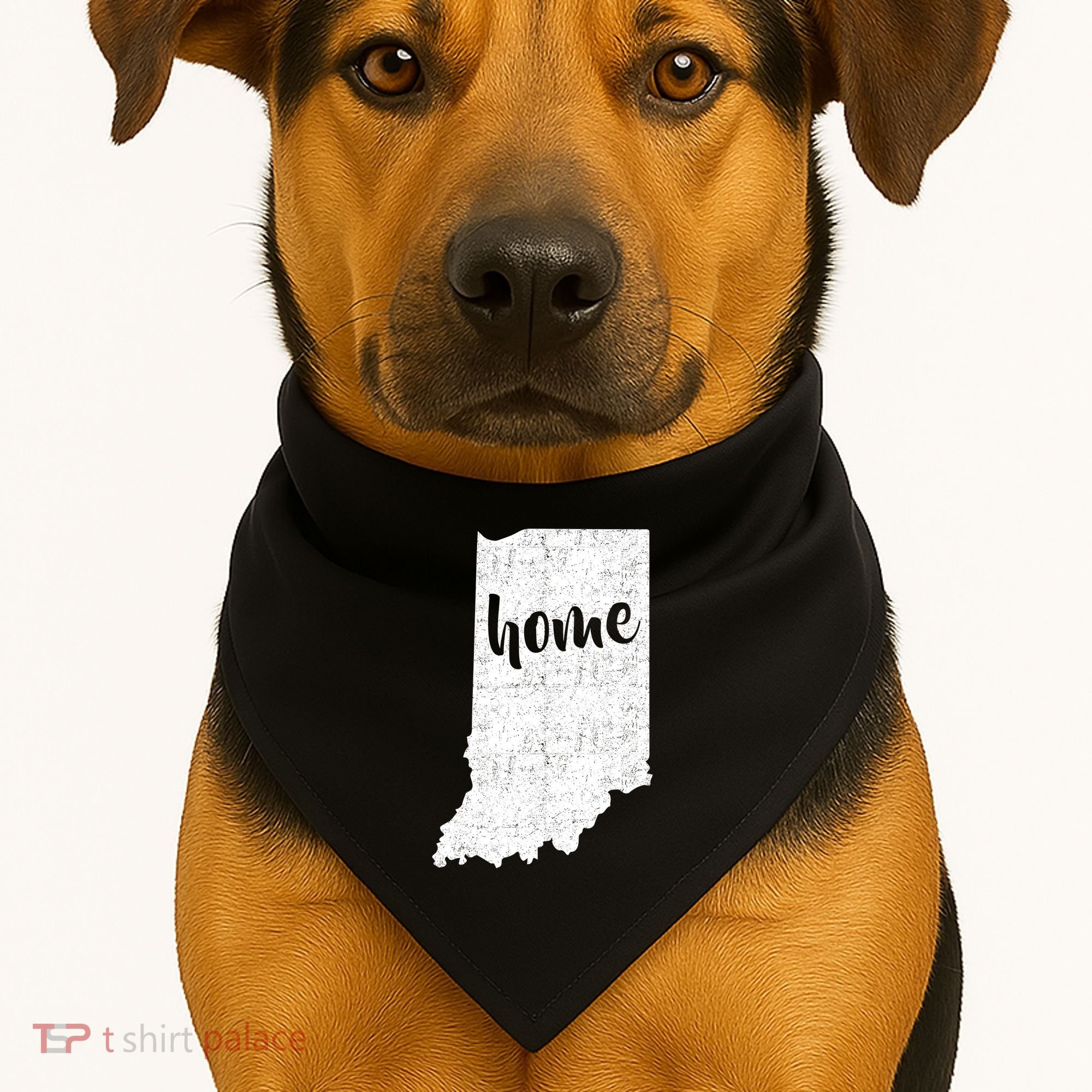 Indiana Home State USA-Made Doggie Bandana