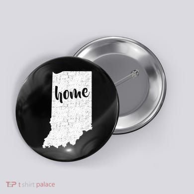 Indiana Home State Button