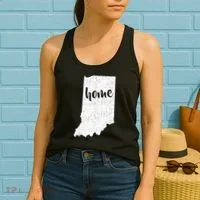 Indiana Home State Women's Tank Top thumb 2