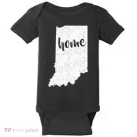 Indiana Home State Baby Bodysuit thumb 0