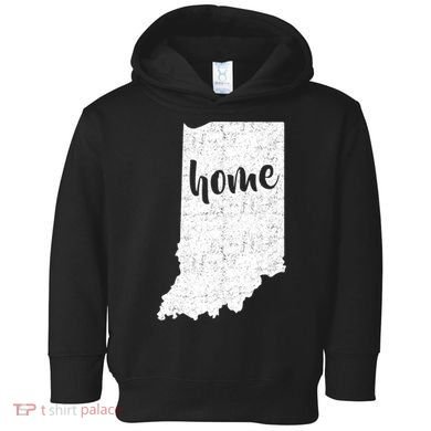 Indiana Home State Toddler Hoodie