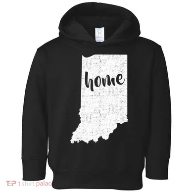 Indiana Home State Toddler Hoodie