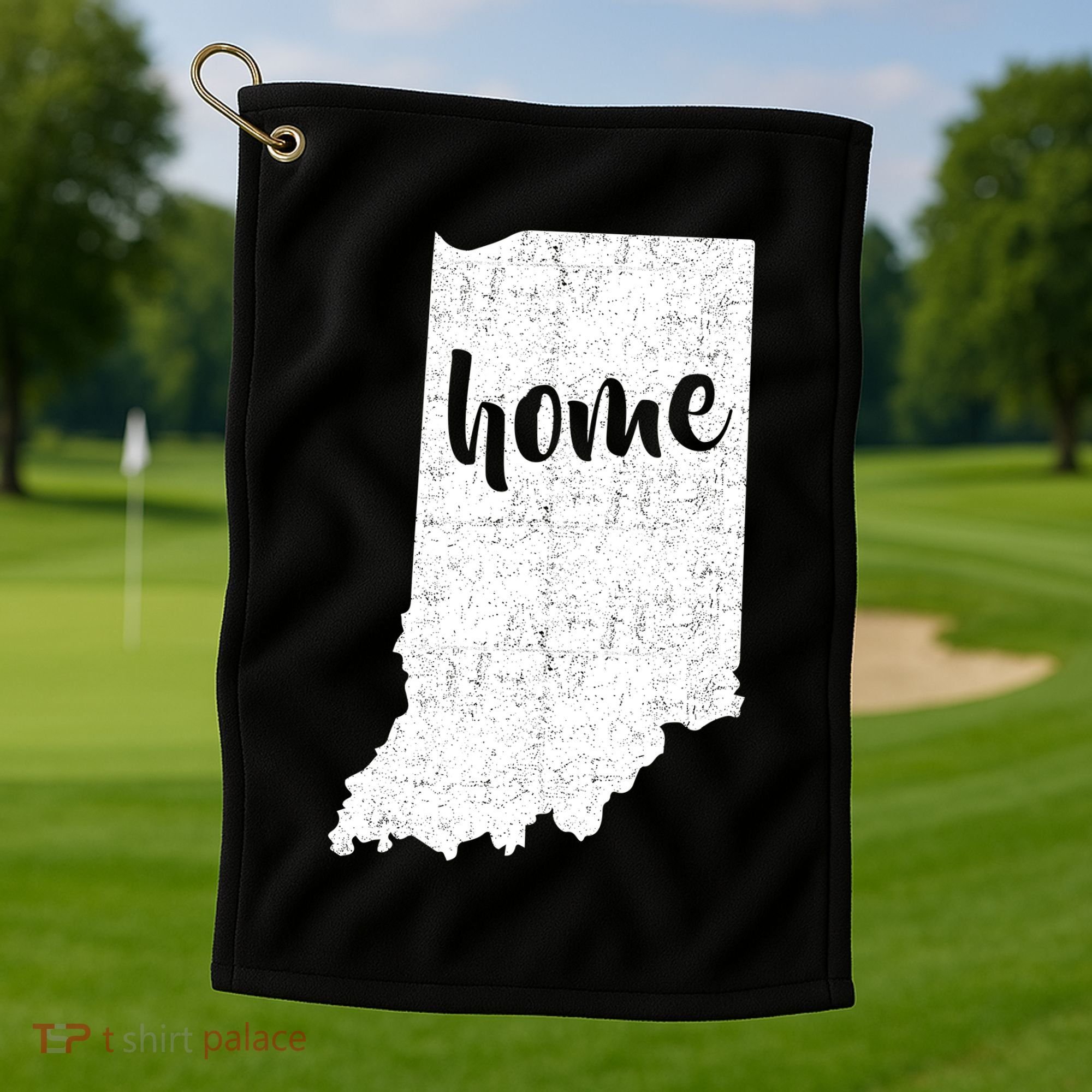 Indiana Home State Golf Towel