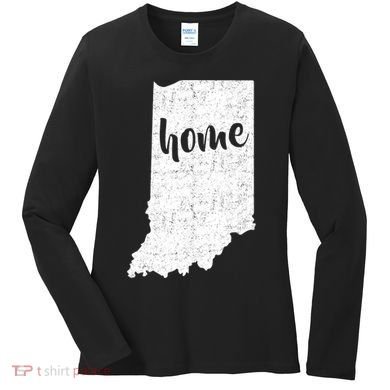 Indiana Home State Women's Long Sleeve Shirt