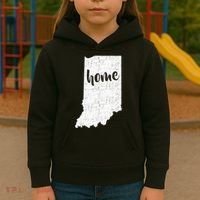 Indiana Home State Kids Hoodie thumb 3