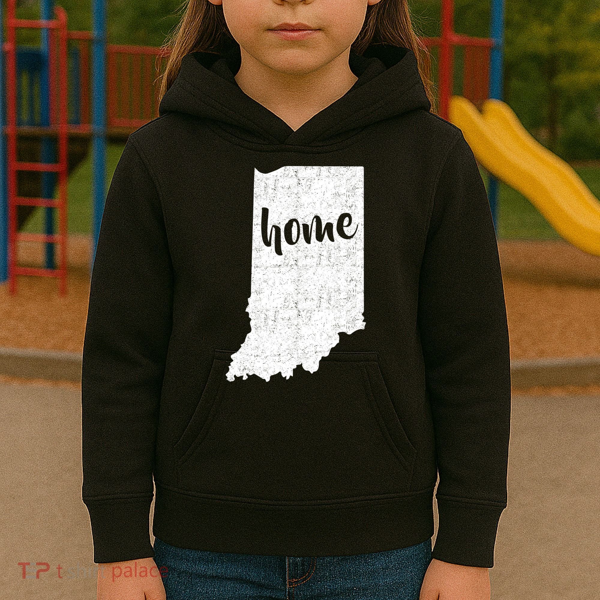 Indiana Home State Kids Hoodie