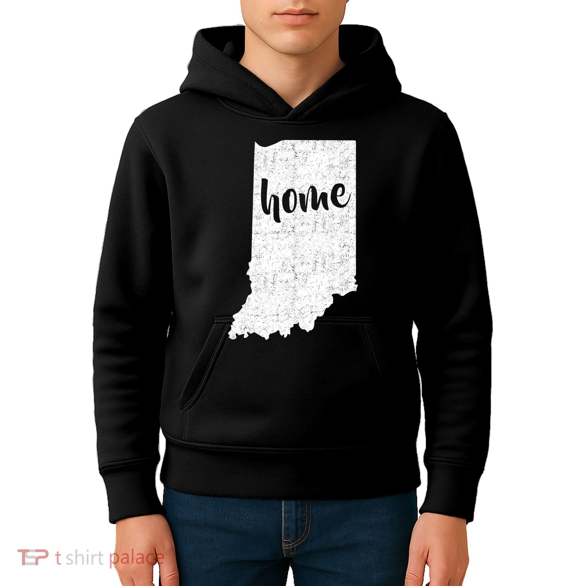 Indiana Home State Kids Hoodie