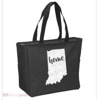 Indiana Home State Tote Bag thumb 2