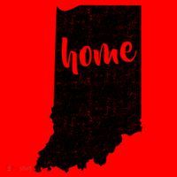 Indiana Home State Santa Hat thumb 1